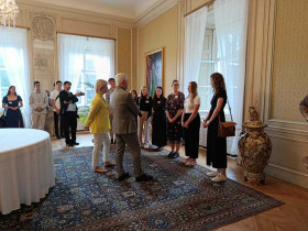 DofE: Nela Halamíčková na slavnosti u prezidenta v Lánech