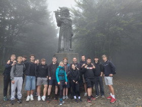 Na horu Radhošť s novým parťákem…aneb IT3. B spolu a rádi